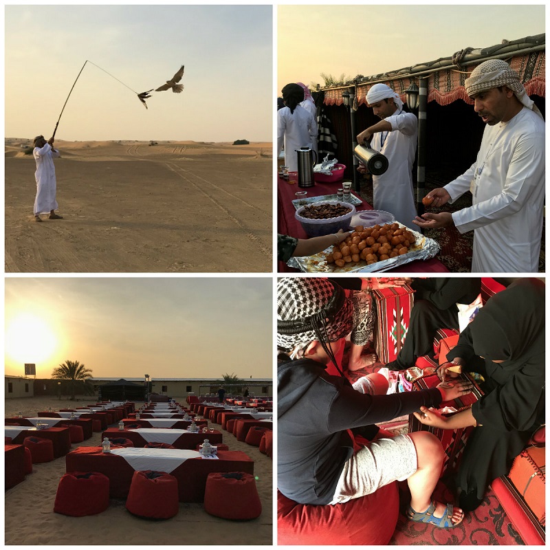 wycieczka na pustynię z dzieckiem Dubaj opinie obiad na pustyni