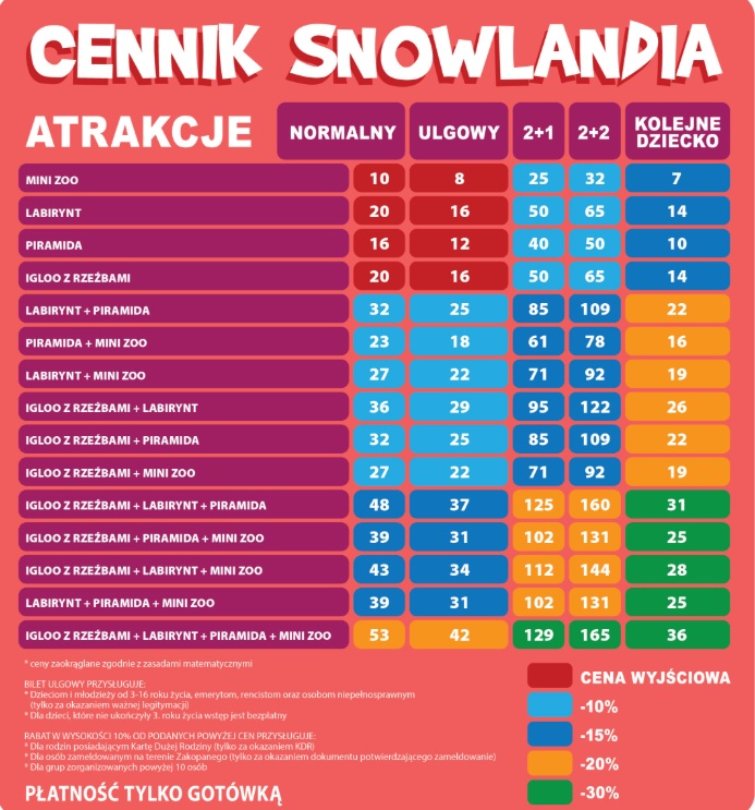 śnieżny labirynt zakopane cennik biletów opinie śnieżny labirynt zakopane cennik biletów opinie